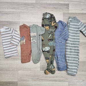 Carter's Baby Boy Clothing Bundle Size 6 Months Casual Bodysuits
